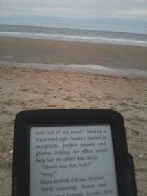 Kindle on the beach